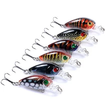 45mm 4G Jerkbait H008 - Wobbler Crankbait Hard Bait Lures for Fishing Bass