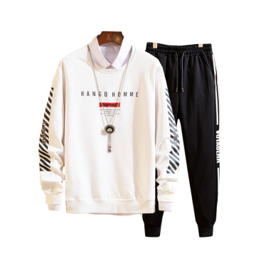 Custom Herren Polyester Kapuze Sweatshirt Anzug