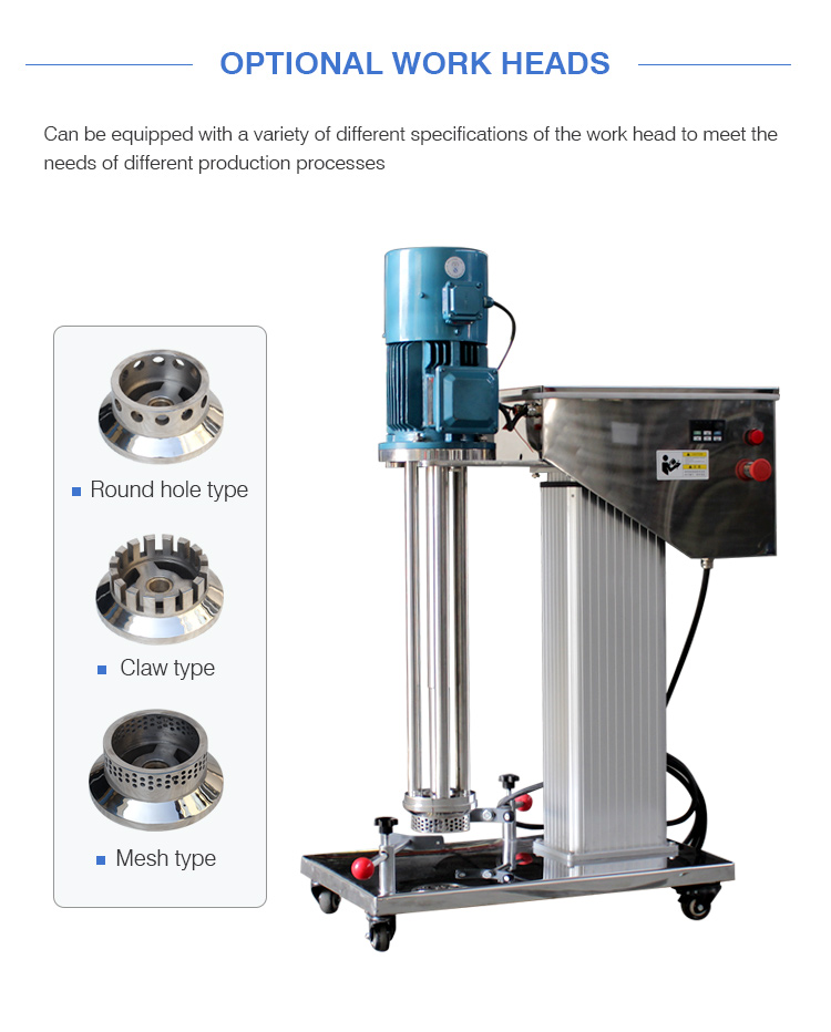 Stainless Steel Homogenizer Rotor And Stator High Shear Mixers, High ...