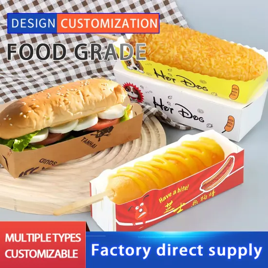 Disposable Hot Dog Box Paper Box