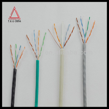 Very good quality utp twisted 4 pairs category 5 telephone cable wire