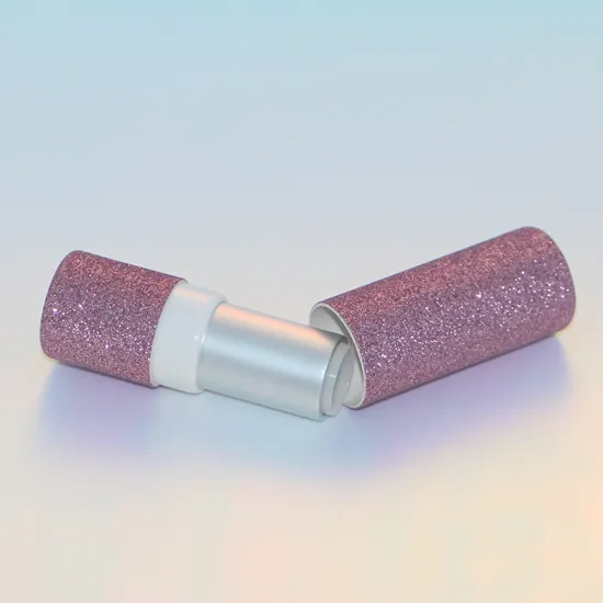 Custom Paper Bearuty Purple Lip Balm Box