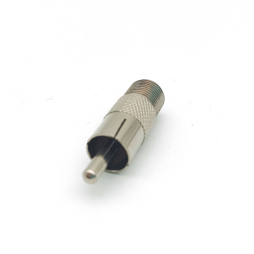 F-Type Female To RCA Male RF Coaxial Adapter