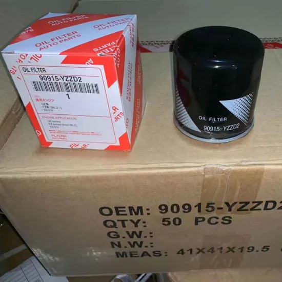 China-Made Car Parts Engine Oil Filter 90915-YZZD2 for Corolla