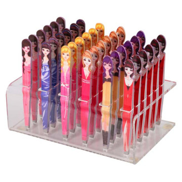 Kawaii Doll Pattern Professional Makeup Eyebrow Tweezer