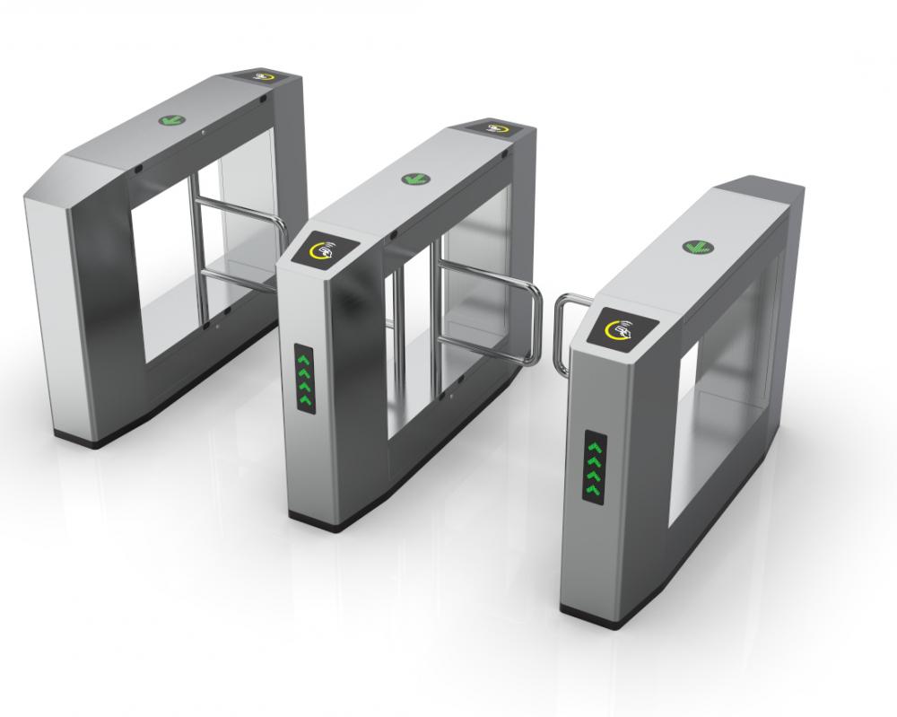 Electronic Baffle Gate Turnstile Swing Barrier