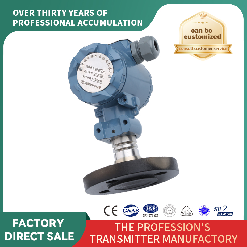 Transmițător de presiune anticoroziv cu film plat