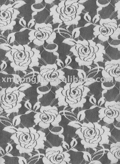 Mesh Jacquard Lace Fabric