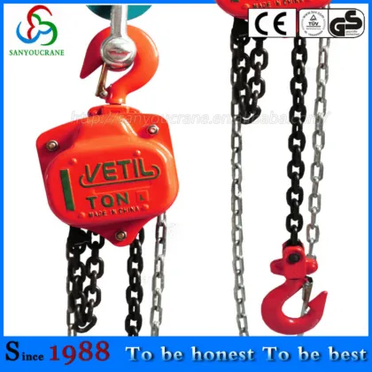 Chain block Hoist for Lifting VT Type 3ton Manual Chain block Hoist