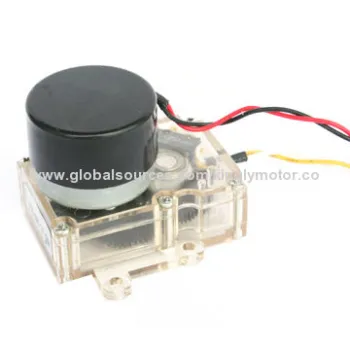 Brush DC motor with 36mm plastic gear box motor
