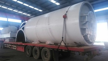 scrap tire pyrolysis to fuel oil machinery