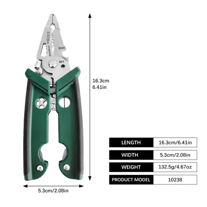 Flexible Wire Strippers with Adjustable Sizes