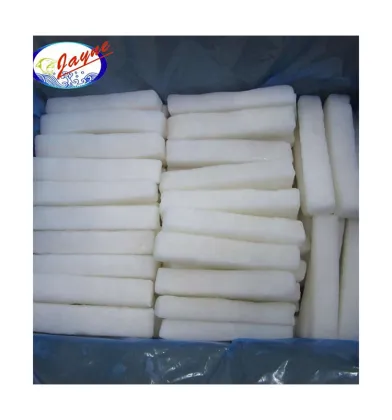 Wholesale Hot Sale Frozen Squid Strip Fresh Water Squid Frozen Boiled Squid Strip Cutting