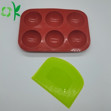 Silicone Cake Mold with Scraper for Baking Cake