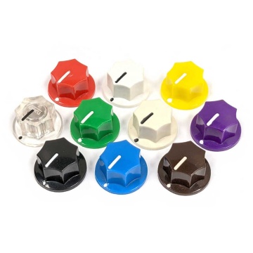 Plastic Fluted Skirt Boss Style Knob Set Screw for Guitar Pedal and Gear