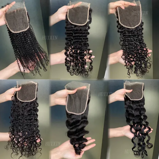 Brazilian Indian Mink Aligned Virgin Raw Human Hair 5x5 HD Lace Closure