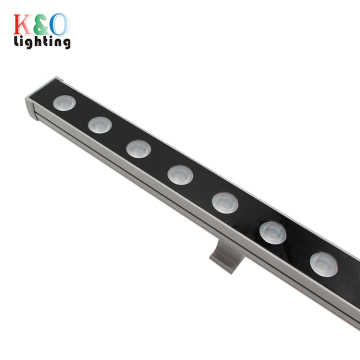 IP67 Waterproof Straight LED Linear Wall Washer Light, 100W RGBW DMX Outdoor LED Strip