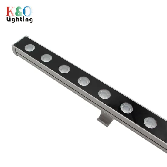 IP67 Waterproof Straight LED Linear Wall Washer Light, 100W RGBW DMX Outdoor LED Strip