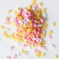 Mix Kleuren Kleimateriaal Simulatie Bow Sprinkles Suiker Naald Simulatie Voedsel Taart Decoratie