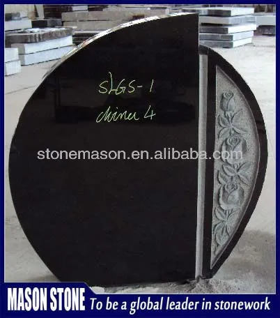 monument black russian rose engraved memorial
