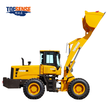 High Quality Topsense 1.5 Ton Diesel Front Wheel Loader - All Terrain Hot Sale at Factory Price