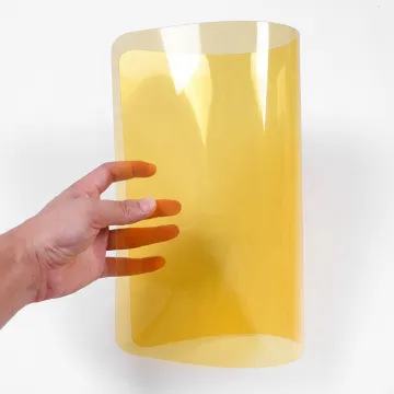 yellow plastic film 0.4mm rigid pet sheets packaging