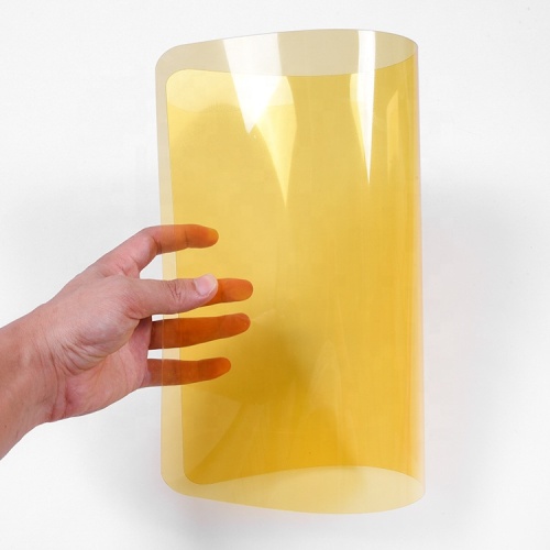 yellow plastic film 0.4mm rigid pet sheets packaging