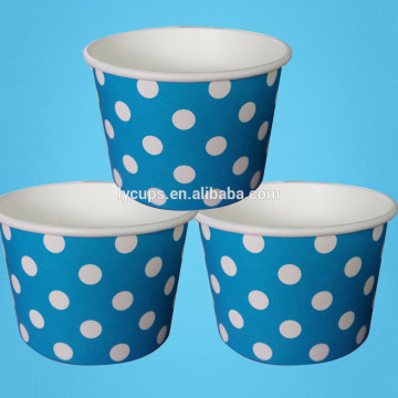 8.5 oz ice cream paper cup/bowl with logo and design