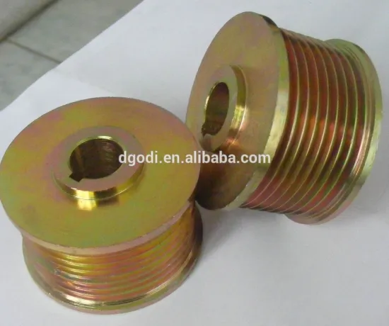 color zinc plated steel adjustable timing belt pulley