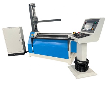 Oval Plate Bending Machine: Automatic, CNC, Full Servo Driven 4-Roller Bending Rolls