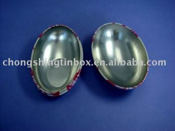 Fancy tin soap box