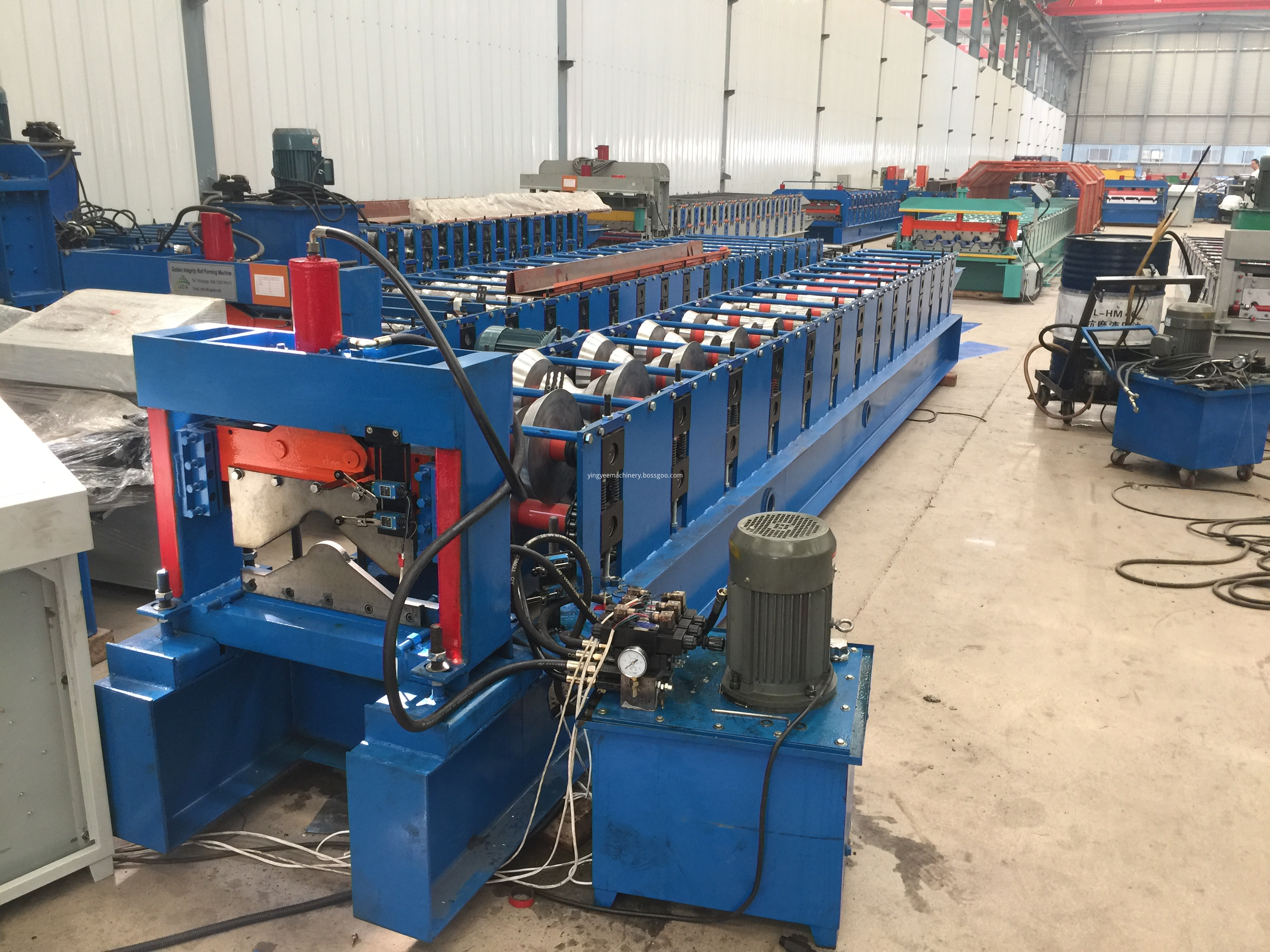 Roof Ridge Cap Rolling Machine, High Quality Roof Ridge Cap Rolling ...