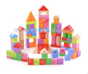 Baby wood toy wooden blocks