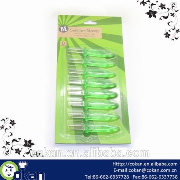 8pcs BBQ Corn Holder Set,BBQ Corn Skewer Set with Transparent Handle CK-KT442
