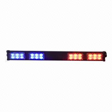 Vehicle Direction Warning LED flash Stick Emergency Light for Police Car use, 8 Flash Patterns, 12V