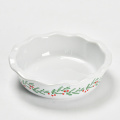 Amazon Christmas flower stoneware ceramic pie baking dish