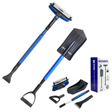 Detachable Snow Shovel Kit: Comprehensive Emergency Snow Removal Set Including Snow Brush and Ice Scraper