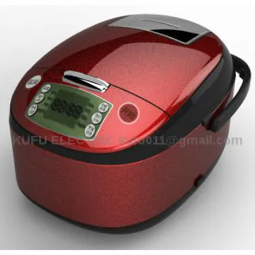 Voice assist LCD cuisinart rice cooker, multi cooker with ceramic coat