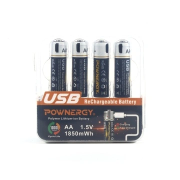 lithium aa rechargeable batteries and charger