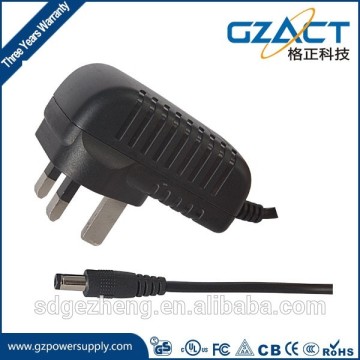 supplier of ac/dc adapter 24volt 12w UK socket wall mouted power adapter for electrical equipment
