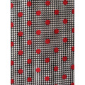 Houndstooth&Dots Rayon Twill 3024S Printing Woven Fabric