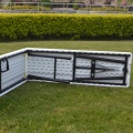 72 inch fold-able plastic bench