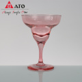 Glass Goblet Martini с бокалом шампанского стебля