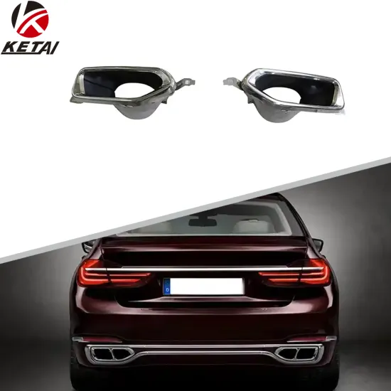 760 Style Stainless Steel Tail Pipe Accessories for BMW G11/G12 (2016-2018)