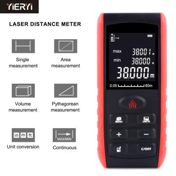 YIERYI Handheld Digita Laser distance meter Laser Rangefinder ruler Distance Measuring Device 40m 60m 80 100m