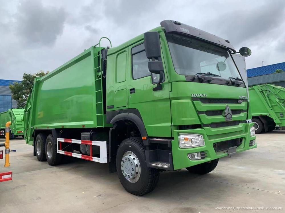 HOWO 18 cbm garbage compressed rubbish collect truck