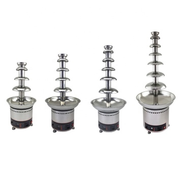 Commercial Stainless Steel Chocolate Fountain - 110v/220v, 4/5/6/7 Layers