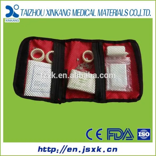 CE/ISO13485/FDA wholesale travel first aid kit with contents first aid bags