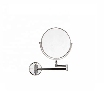 Modern Wall-Mounted Stainless Steel Makeup Magnifying Round Mirror