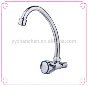 zinc round body zinc handle zinc cartridge with iron tube kitchen faucet MO-E-003A